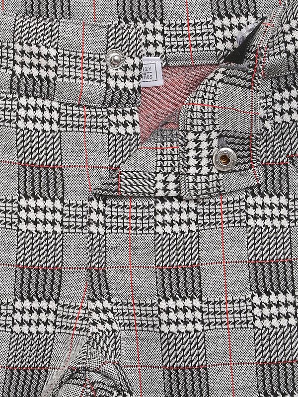 Boys Long Trousers -Check Pattern image number 2